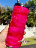 15oz Pink Ink Swirl Duo Tumbler RTS