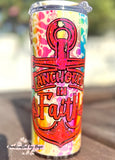 20oz Anchored In Faith Strawbler Tumbler RTS