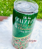 15oz Christmas Skinny Split Tumbler RTS