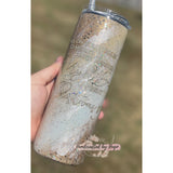 20oz Gold Christmas Carol Swirl RTS