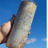 20oz Gold Christmas Carol Swirl RTS