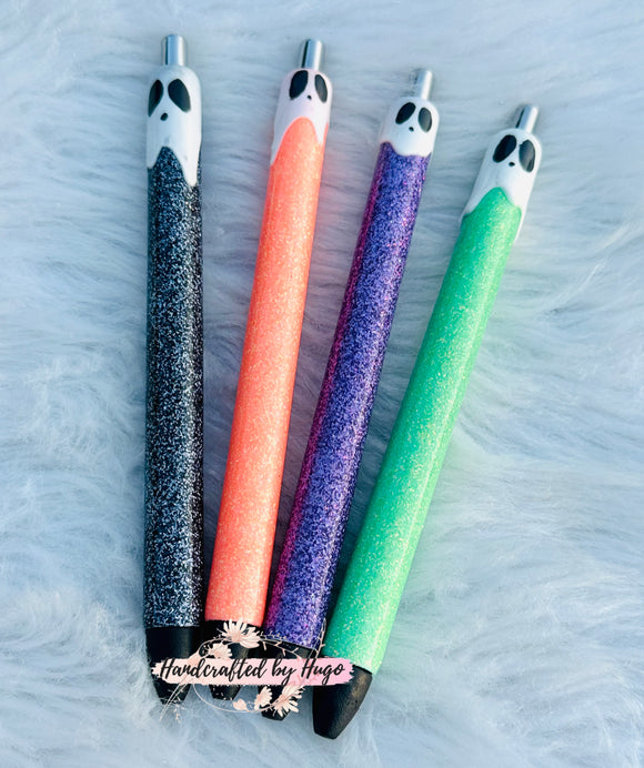 Ghost Face Drip Glitter Pens