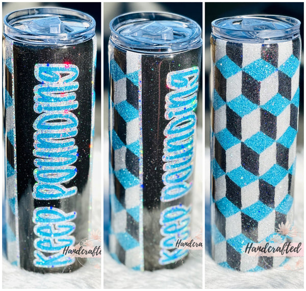 14oz 4 in 1 Can Cooler Thunder Rolls RTS – Handcrafted by Hugo